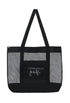 LOGO TOTE BAG WITH ZIPPER - LIGHTWEIGHT MESH