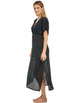MAXI DRESS W/SLIT - GOFRET