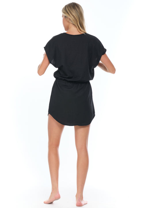 CAP SLEEVE TUNIC - KRINKLE