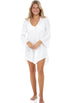 V-NECK BELL SLEEVE TUNIC - KRINKLE