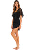 MESH DOLMAN SLEEVE BEACHWEAR TUNIC COVER-UP - MCO