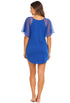 MESH DOLMAN SLEEVE BEACHWEAR TUNIC COVER-UP - MCO