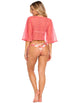 TIE-FRONT SHORT MESH BEACH TOP - MCO