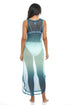 OMBRE MAXI DRESS - OMBRE POWER MESH