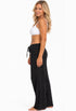 DRAWSTRING PULL ON BEACHWEAR PANT WITH POCKETS - PUCKERY