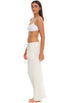DRAWSTRING PULL ON BEACHWEAR PANT WITH POCKETS - PUCKERY