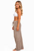 DRAWSTRING PULL ON BEACHWEAR PANT WITH POCKETS - PUCKERY