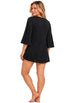 TUNIC BEACH COVER UP WITH RING DETAIL - RNG
