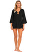 TUNIC BEACH COVER UP WITH RING DETAIL - RNG