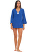 TUNIC BEACH COVER UP WITH RING DETAIL - RNG