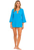 TUNIC BEACH COVER UP WITH RING DETAIL - RNG