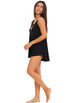 SLEEVELESS DRESS BEACHWEAR WITH RING DETAIL - RNG