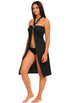 LONG DRESS BEACHWEAR WITH RING DETAIL - RNG