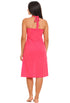 LONG DRESS BEACHWEAR WITH RING DETAIL - RNG