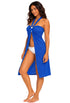 LONG DRESS BEACHWEAR WITH RING DETAIL - RNG