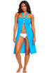 LONG DRESS BEACHWEAR WITH RING DETAIL - RNG