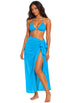 LONG DRESS BEACHWEAR WITH RING DETAIL - RNG