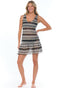 FLOUNCE TANK MINIDRESS - ZEST