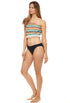 BEACH COVER UP BANDEAU POM POM TOP - CONFETTI