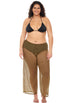 PULL ON PANT WITH MOCK DRAWSTRING - BONDI - PLUS SIZE