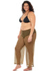 PULL ON PANT WITH MOCK DRAWSTRING - BONDI - PLUS SIZE