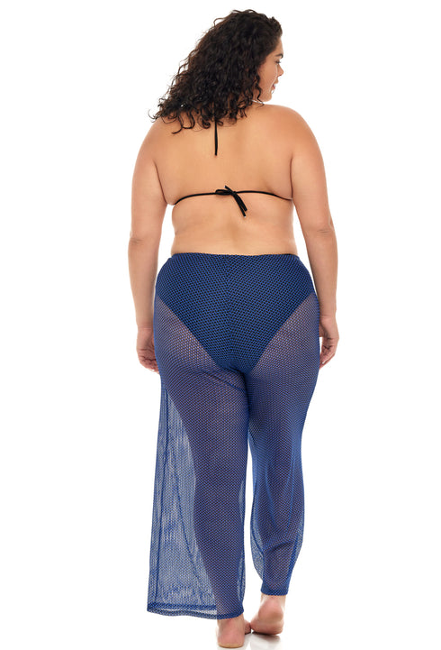PULL ON PANT WITH MOCK DRAWSTRING - BONDI - PLUS SIZE