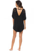 V-NECK BATWING SLEEVE WITH BACK DETAIL TUNIC - CUT OUT