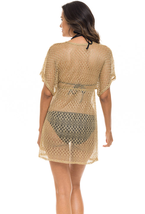 V-NECK DOLMAN SLEEVE TUNIC - ELANUR