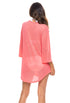 V-NECK BELL SLEEVE TUNIC - GOFRET