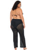 PULL ON PANT WITH SIDE SLIT - GOFRET - PLUS SIZE