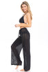 PULL ON PANT WITH MOCK DRAWSTRING - GOFRET