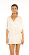 BATWING V-NECK DRESS - GOA