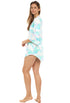 V-NECK BELL SLEEVE TUNIC - TIE DYE