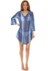 V-NECK BELL SLEEVE TUNIC - CUR