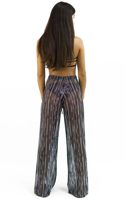 SPLIT PANT WITH MOCK DRAWSTRING - Jordan Taylor Beachwear