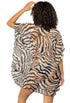 V-NECK KAFTAN - ANIMAL PRINT