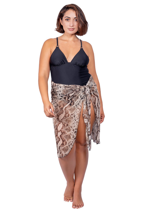 LONG PAREO SKIN PRINT - MOREMI