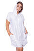 RAGLAN SLEEVE ZIP-UP HOODIE DRESS - PLUS SIZE