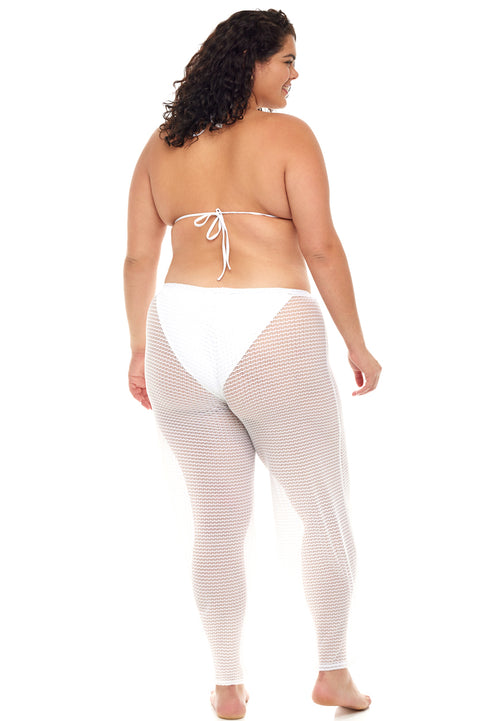 PULL ON PANT WITH MOCK DRAWSTRING - NAC - PLUS SIZE
