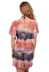 V-NECK DOLMAN SLEEVE TUNIC - TIE DYE