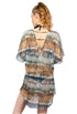 V-NECK BATWING SLEEVE TUNIC - TIE DYE