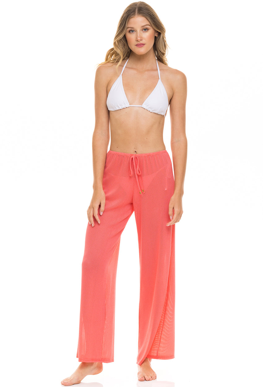 Roxy OCEANSIDE PANTS - Trousers - coral 